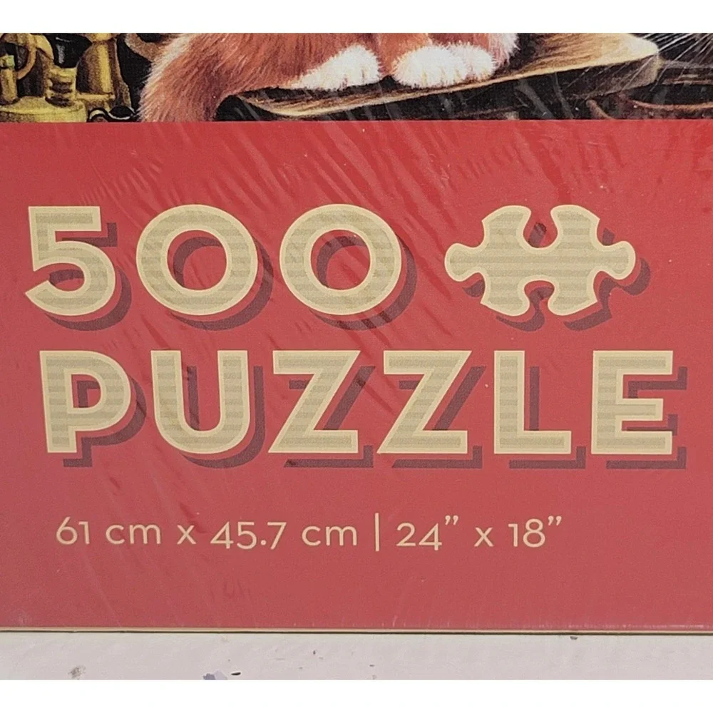 500 Piece Cat Themed Jigsaw Puzzle Cat Lover Crazy Cat Lady